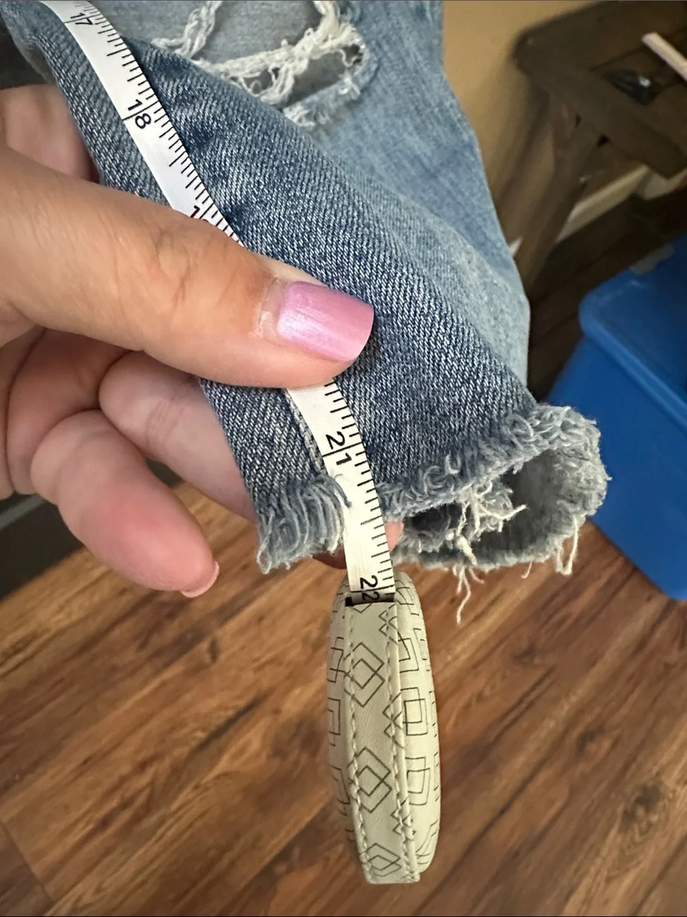 Judy Blue Light Blue Distressed Boyfriend Jeans